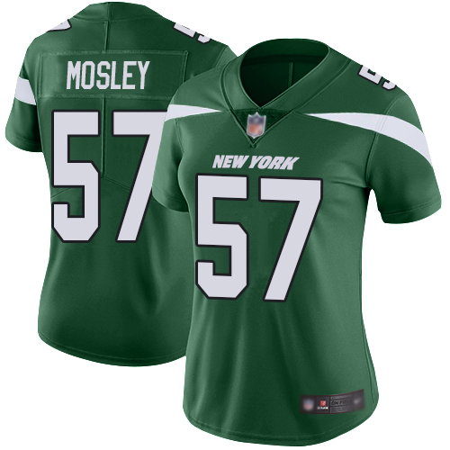 New York Jets Limited Green Women C.J. Mosley Home Jersey NFL Football 57 Vapor Untouchable